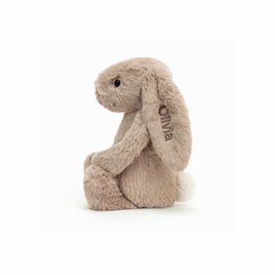 Jellycat Bashful Beige Bunny Medium New Zealand | WXHYV5769